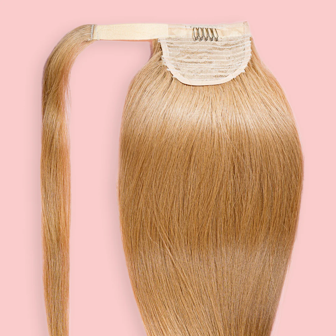 KUCYK NATURALNY 50-70 CM #18 i #22B BALAYAGE CIEMNY BLOND - Image 3
