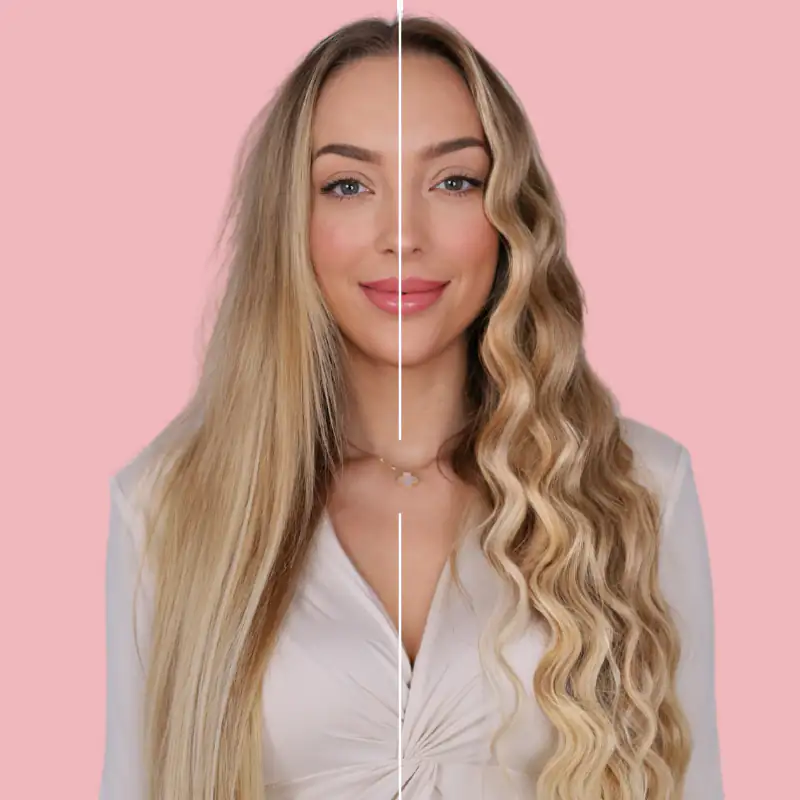 Niezniszczalne Fale w 5 Min – falownica do włosów Hollywood Hair Rose Gold - Image 4