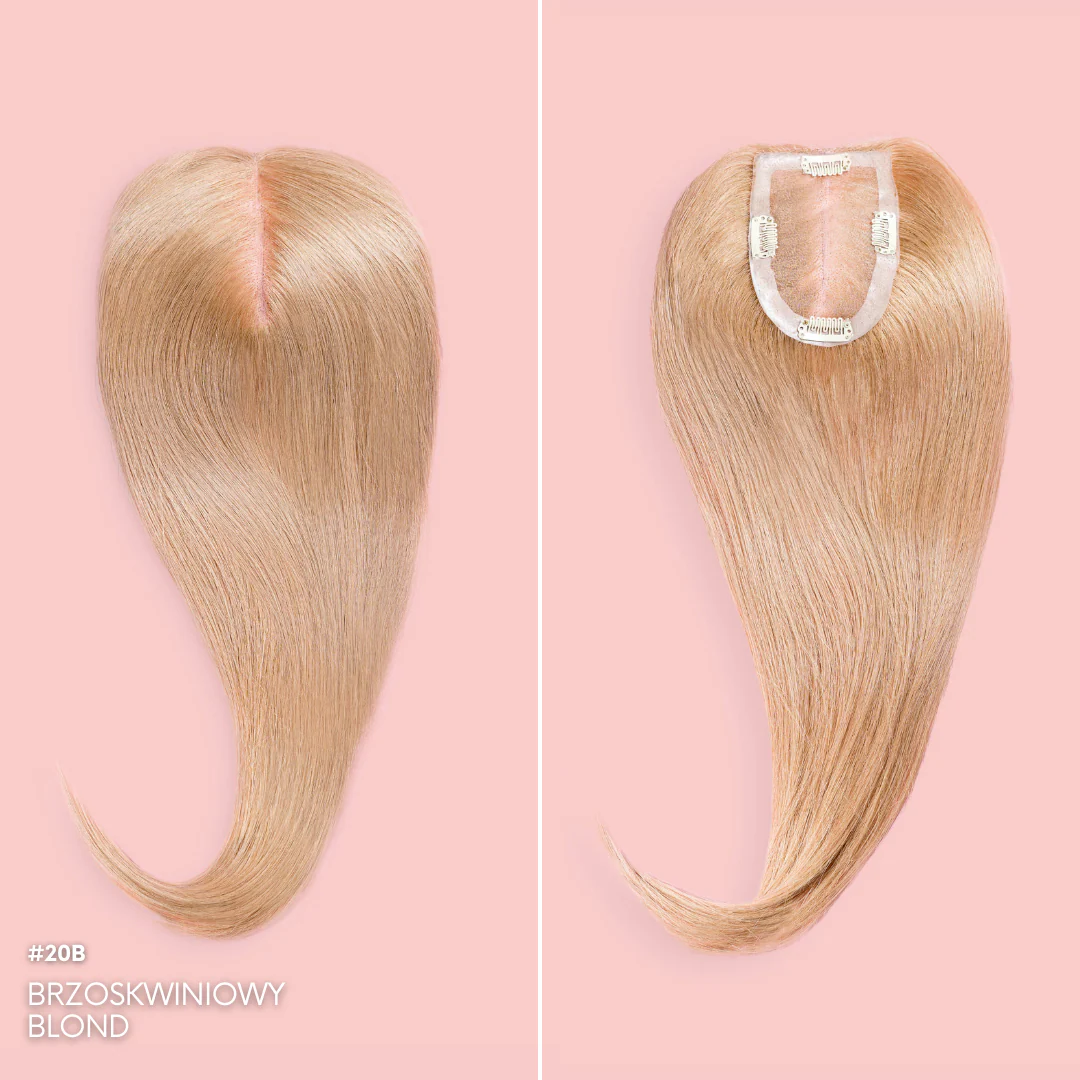 TOPPER NATURALNY CLIP IN DO ZAGĘSZCZANIE WŁOSÓW #20B BRZOSKWINIOWY BLOND - Image 5